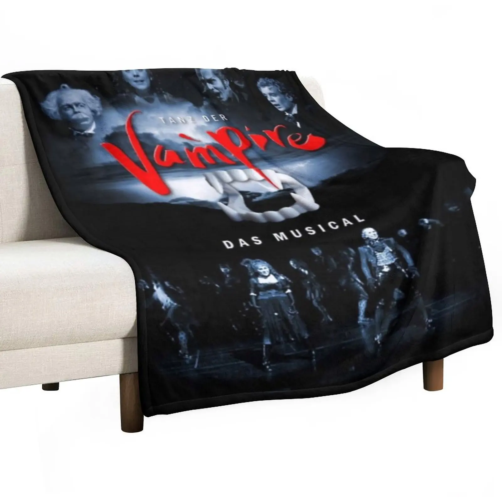 tanz der vampire Throw Blanket Sofa Throw Beach Flannel Tourist Blankets