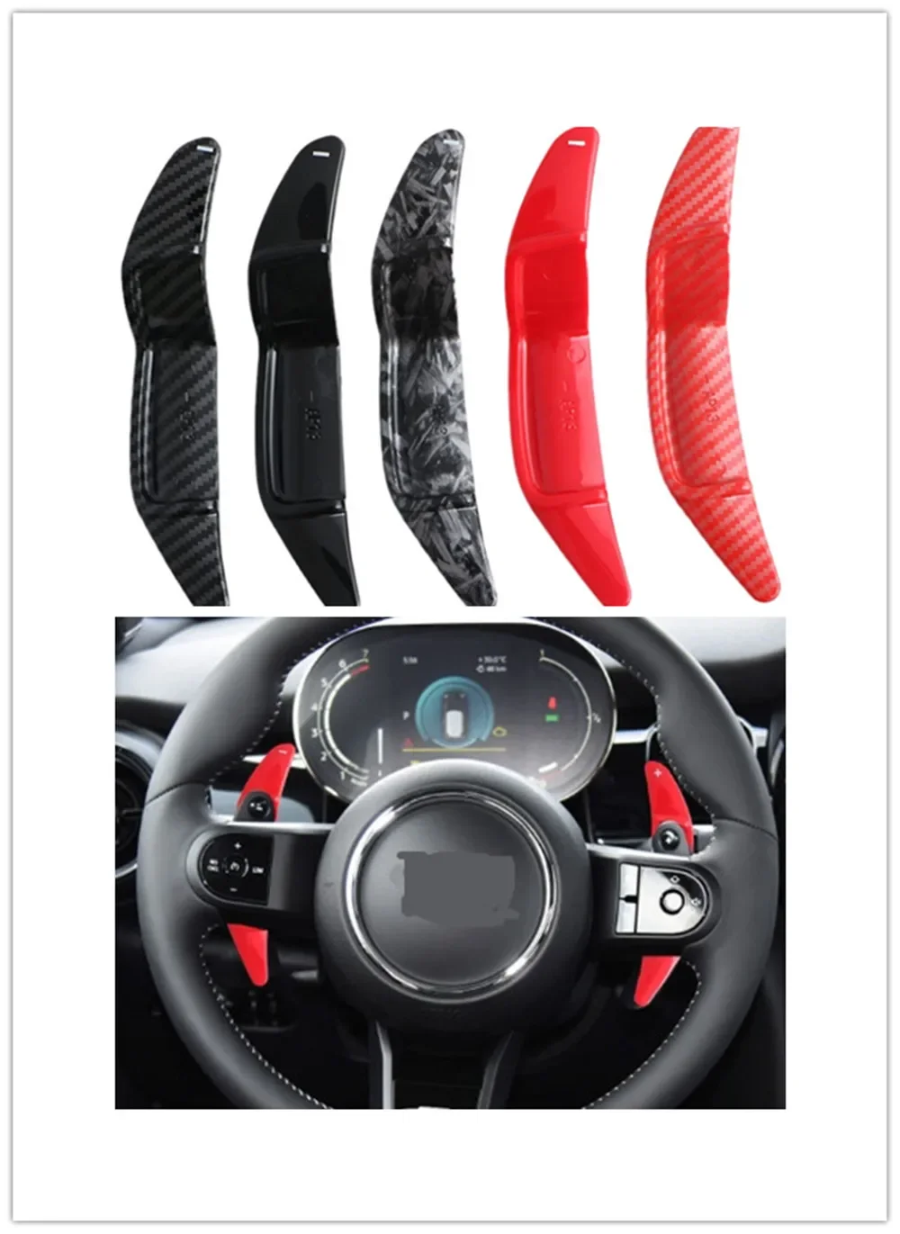 Car Steering Wheel Shift Paddle Shifters Roadster Coupe Paceman Cooper For Mini MINI Cooper S JCW R55 R56 R57 R58 R59 R60 R61