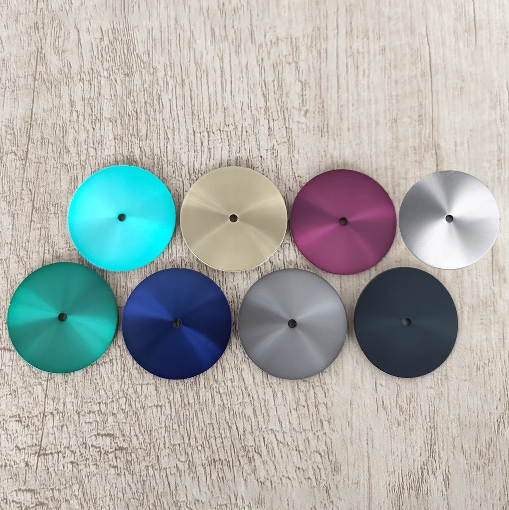 Quadrante in scala da 28,5 mm adatto per movimento NH35/NH36/7S/4R Accessori per la modifica dell'orologio di qualità luminosa verde