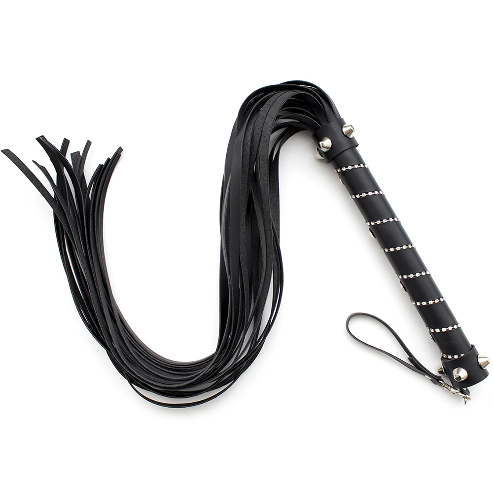 

Новинка 2023, черные лошадиные щетки из искусственной кожи премиум-класса 48 см для тренировки лошадей, искусственная кожа, инкрустация кристаллами, искусственная кожа с ремешком на запястье