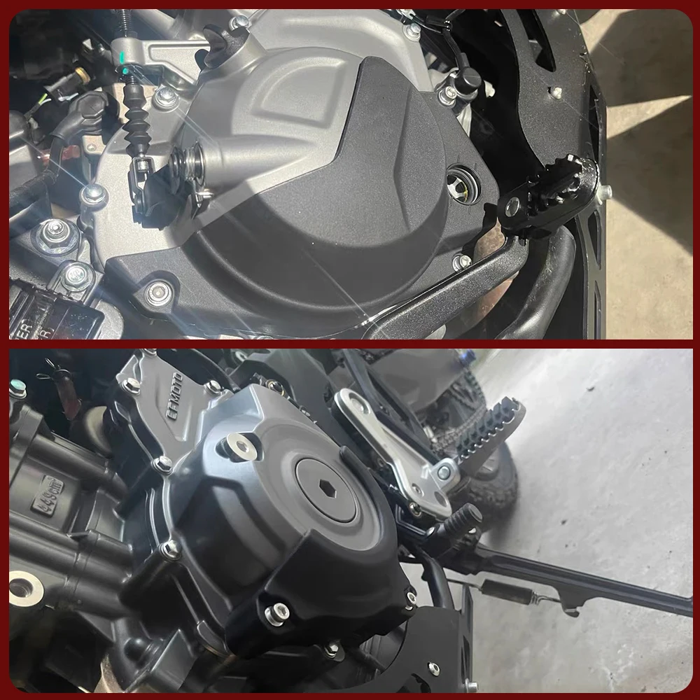2023-2024 450MT Motorcycle Engine Cover FOR CFMOTO 450 MT Hood Thermal Protection Kit 450-MT MT450 Conversion Parts