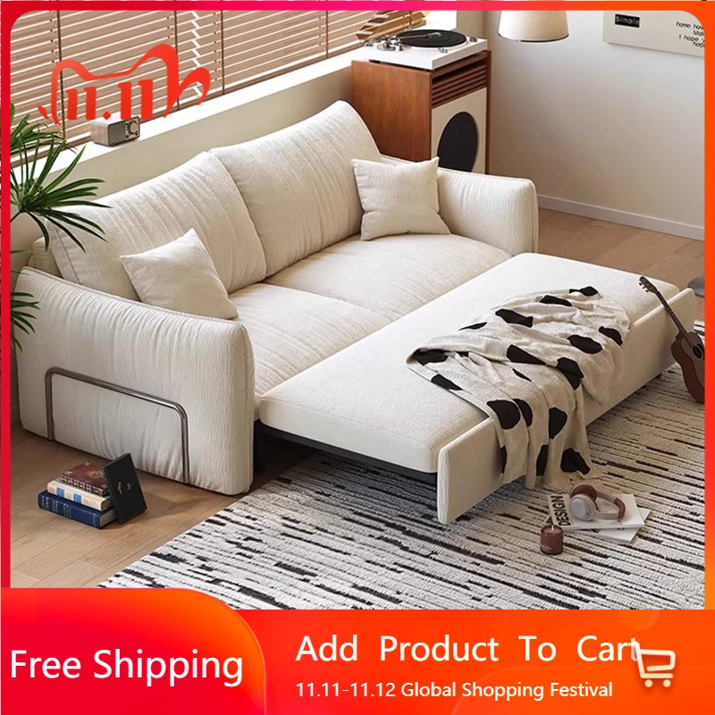 

Salon Multifunctional Folding Sofa Inflatble Bed Luxury Living Room Sectional Sofa Retractable Minimalist Postmodern Furniture