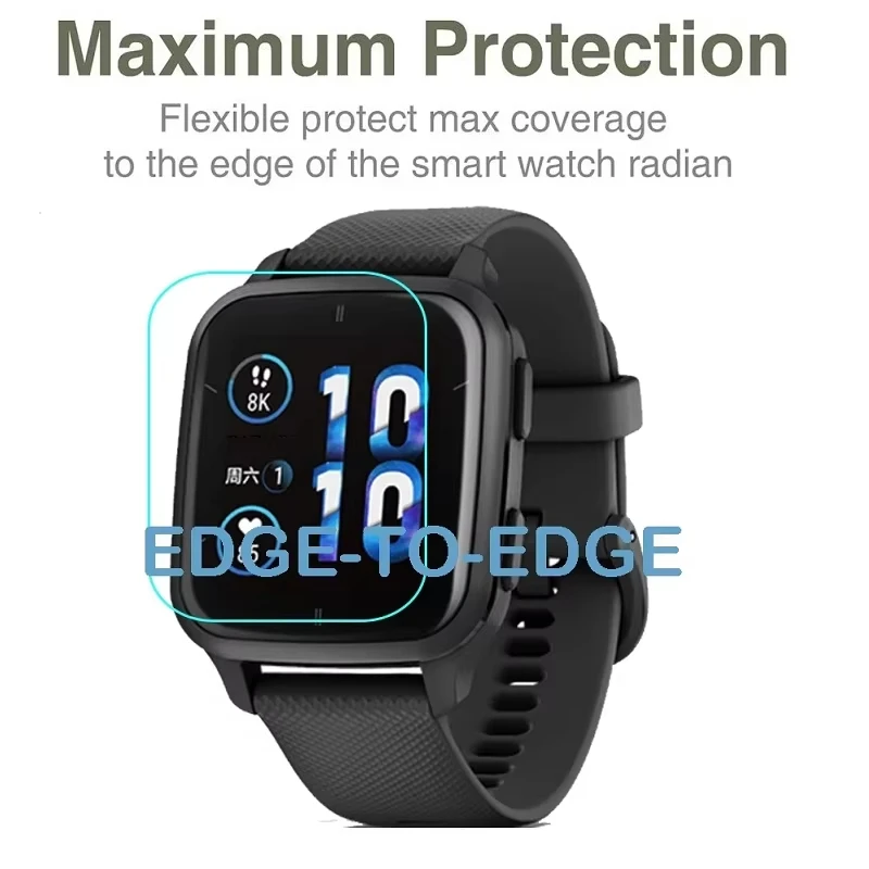 Soft Hydrogel Film For Garmin Venu SQ2 SQ Full Cover Anti-scratch Screen Protector for Garmin Venu SQ SQ2 Smartwatch Accessories