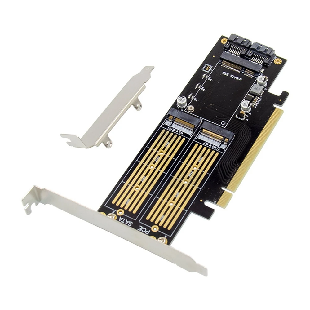 

Адаптер NGFF и MSATA SSD, M.2 NVME к PCIE/M.2 SATA SSD к SATA III/стандартный адаптер для 2280/2260