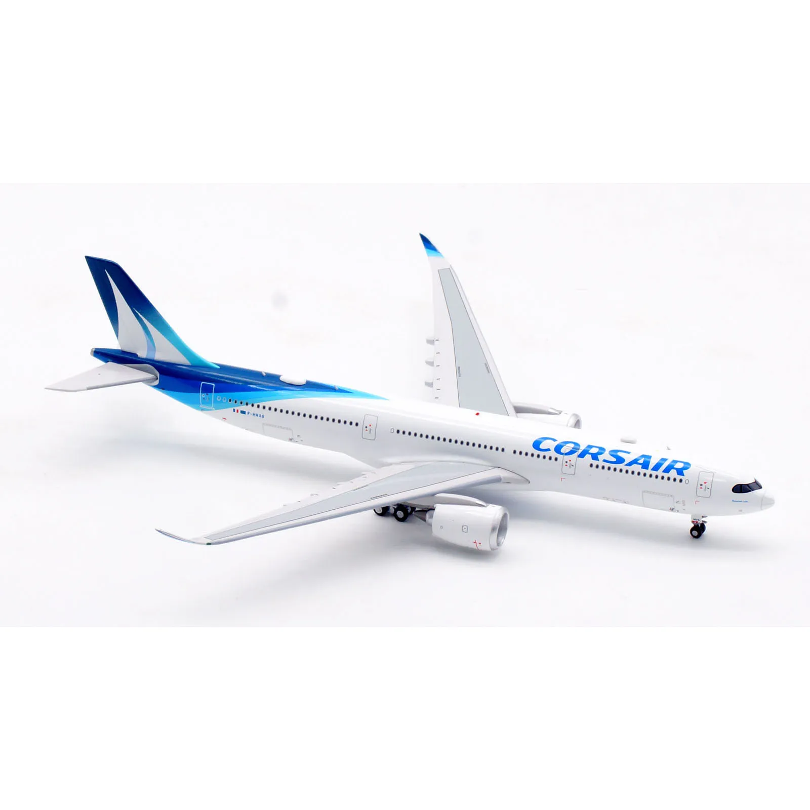 AV4225 Alloy Collectible Plane Gift Aviation 1:400 Corsair Airbus A330-900 Diecast Aircraft Model F-HHUG With Tractor & Stand