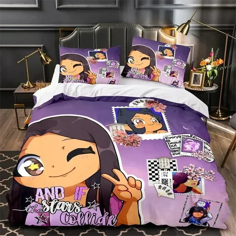 

3D Print Aphmau 3D NEW Duvet Cover Pillowcase Bedding Set Adult Boy Girl Bedroom Decoration Children Single Double Large