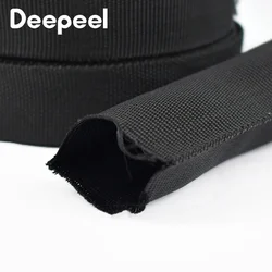 5 Metri Deepeel 20-50mm Nero PP Tubolare Tessitura Nastro Borsa Tracolla Nastro Cintura Vestiti Decorazione Accessori Per Cucire FAI DA TE