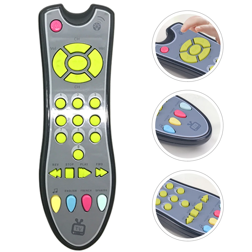Baby Remote Controls Simulation Remote Control Early Educational Interactive Plaything Learning Cognitive Gift for Toddlers