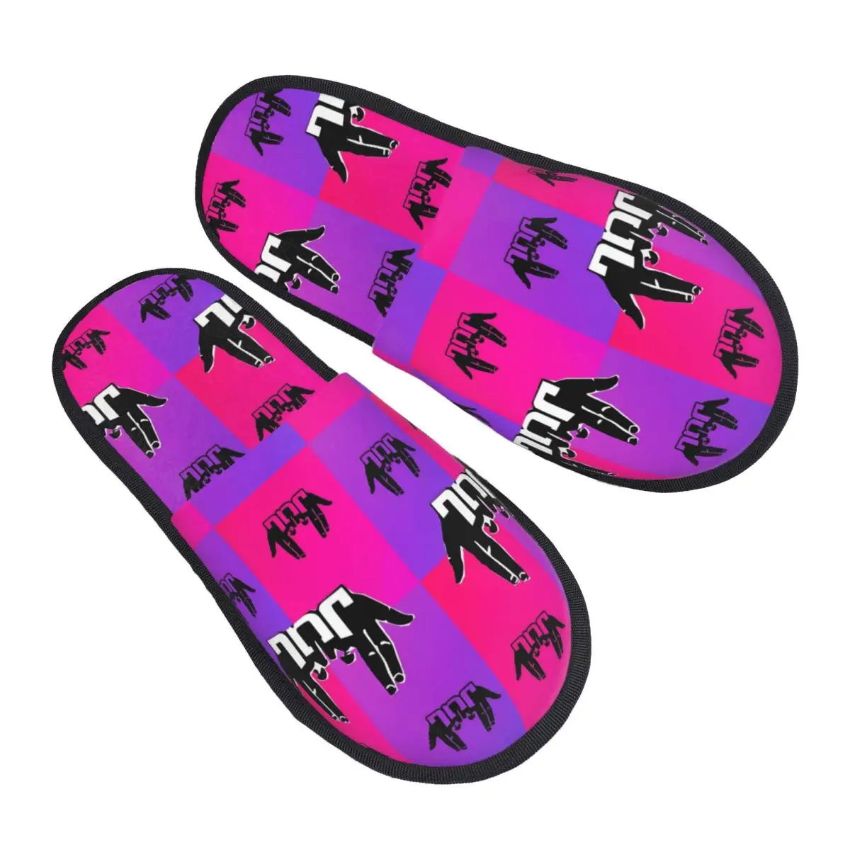Custom JUL House Slippers Women Soft Memory Foam French Rapper Music Slip On Bedroom Slipper Shoes