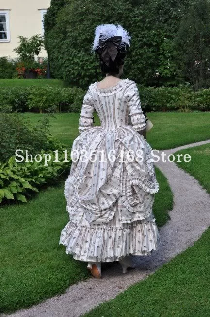 Vintage Victorian Prom Party Dress Elegant Square Neck Half Sleeve Applique A-Line Floor Length Medieval Dress Vestidos De Festa