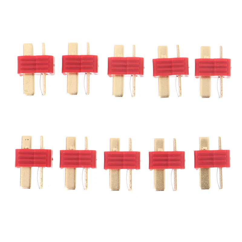 20pcs/10pairs T Plug Male Female Deans Connectors For RC LiPo Battery RC FPV Racing Drone