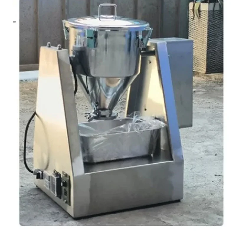 Mini V-Type Stainless Steel Dry Powder Mixing Machine Rotating Granule Blender for Lab Food Cosmetic Powder Mix(customized)