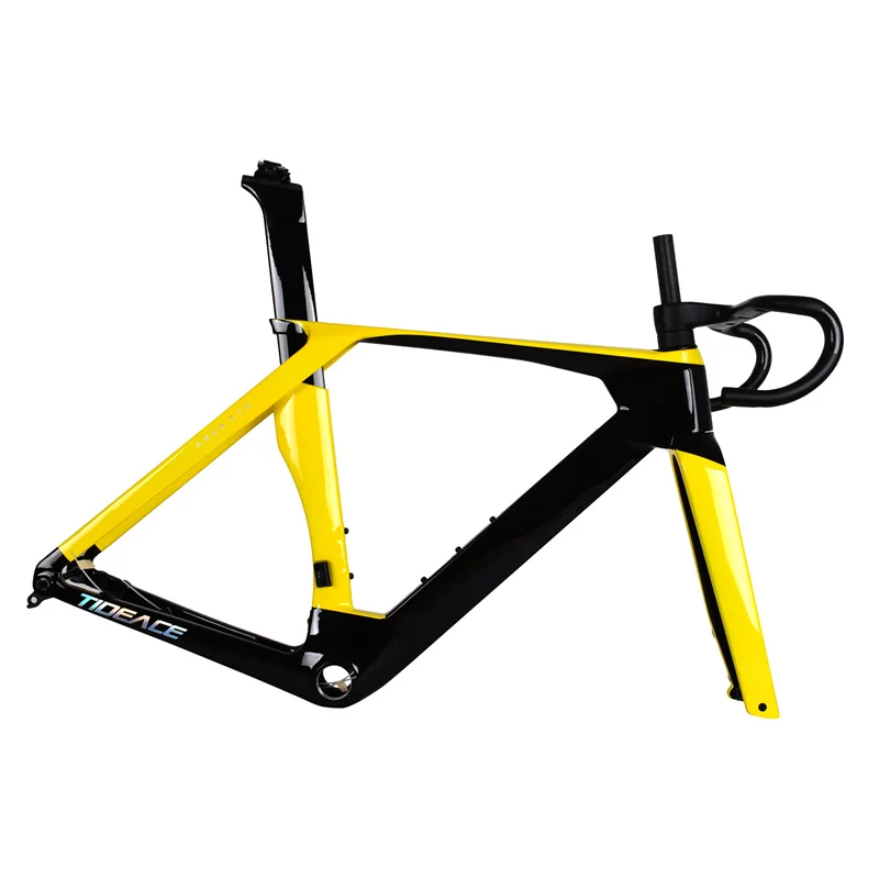 Pro ARES Custom Paint Aero Carbon Road Bike Frame 700C Disc Brake Racing Bicycle Frameset Professional Team Edition Cycling