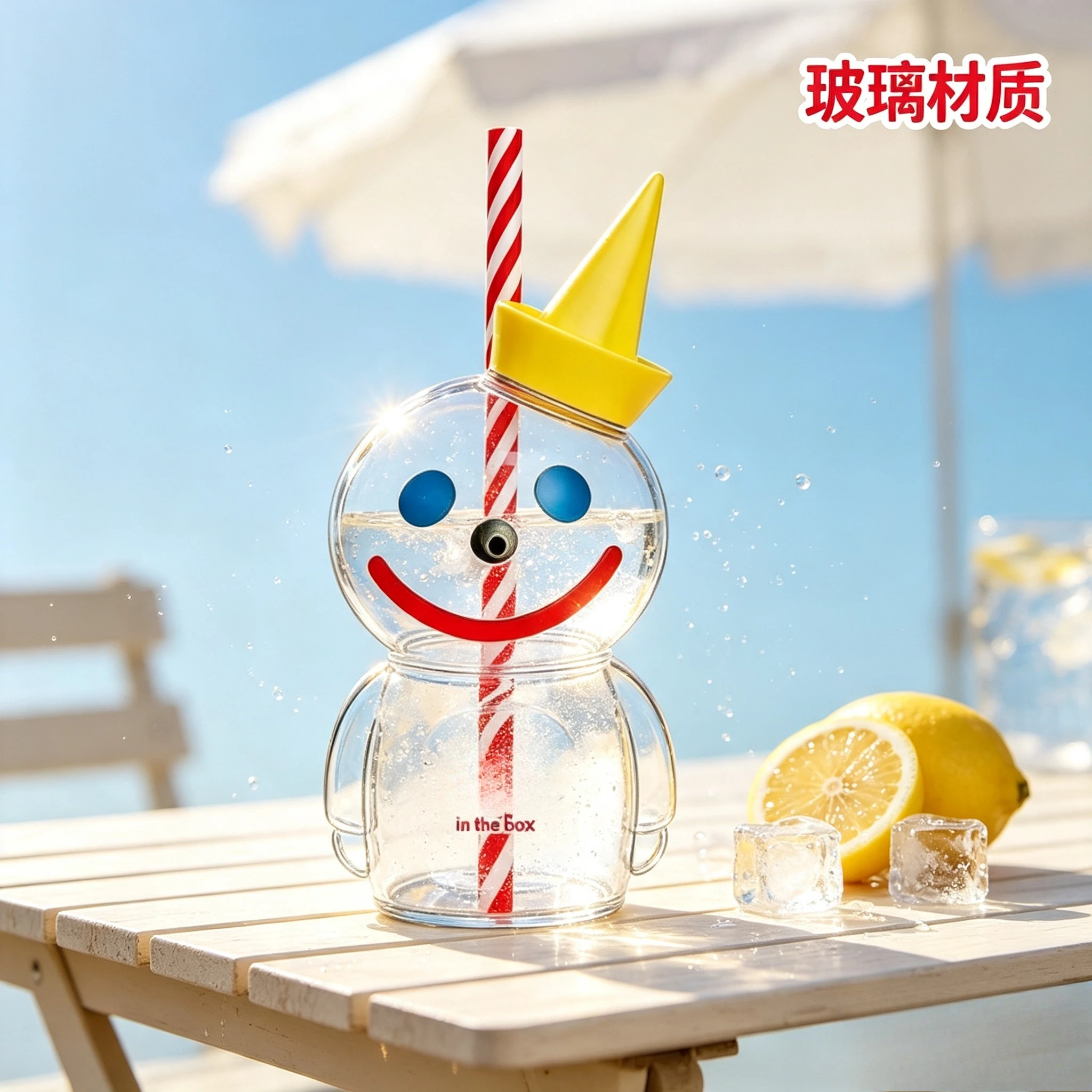 For Jack in The Box Glass Cup Batch Order Express Delivery Transportation