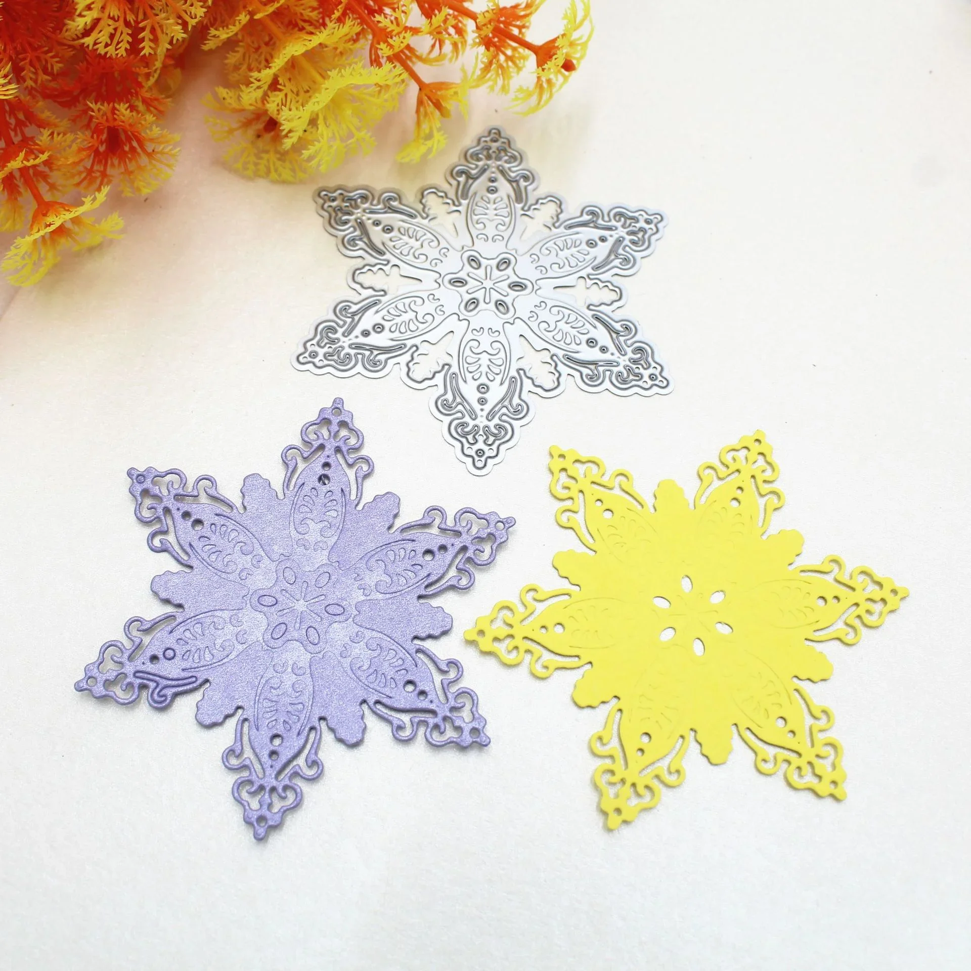 1pc Knife Die Scrapbook Etching   Snowflake Embossing Carbon Steel   Paper Art   Cut S