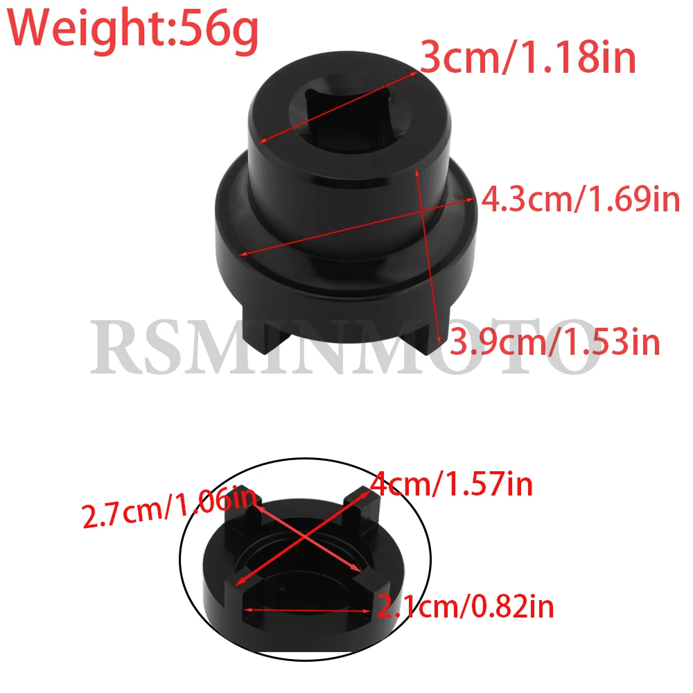 Swingarm Pivot Nut Remove Lock Tools For Suzuki SV650 SV1000 S GSX-R 600 750 1000 DL650 DL650A DL1000 V-Strom 1000 650 GSX1300R view 2