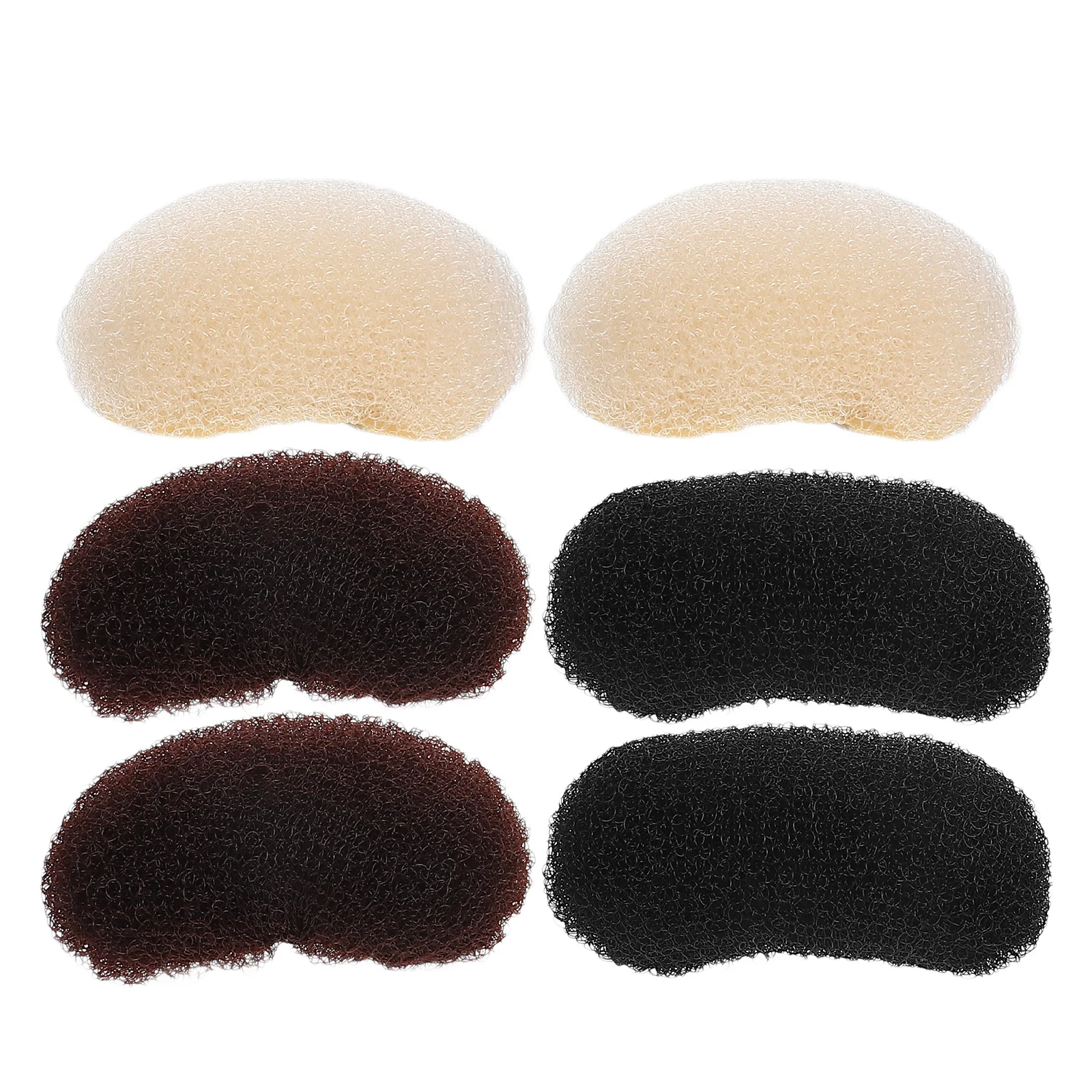 6 قطعة مشابك عثرة الشعر لزيادة حجم الشعر، وسادة تصفيف الشعر، أداة ملحقات الحشو بمشبك قاعدة مرتفع #6