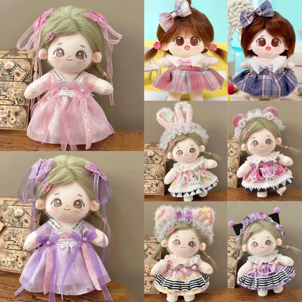 20 cm IDol poppenkleertjes outfit accessoires prinses jurk mode lolita outfit DIY jurk set meid jurk voor katoenen ster pop