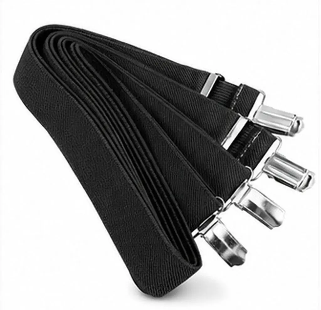 2Pcs Glove Clip Sturdy Gloves Holder Hat Hanger Mittens Catcher Adjustable Elastic Gloves Keeper Easy Use Outdoor Winter Black