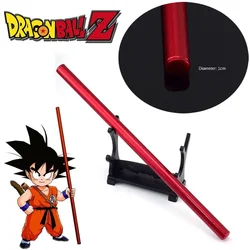 Dragon Ball Son Goku Iron Bar Action Figures Anime Cartoon Weapon Models 22cm Collection Decoration Crafts Children's Toys Gifts