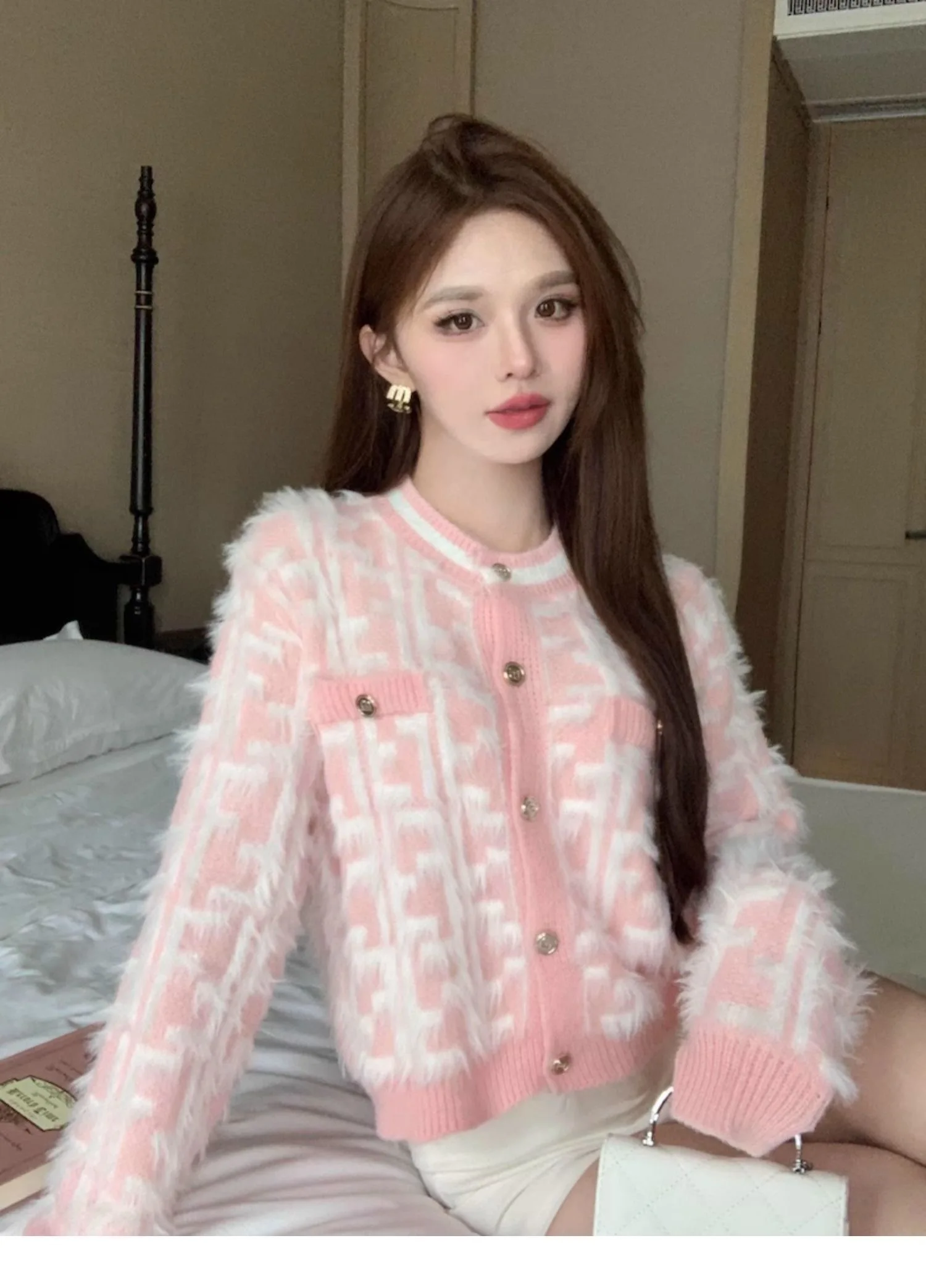 

Женский вязаный свитер Sweet Sle, пальто ort Sve Long Sve Soft Sle, осень-зима, Новое поступление, топ для похудения