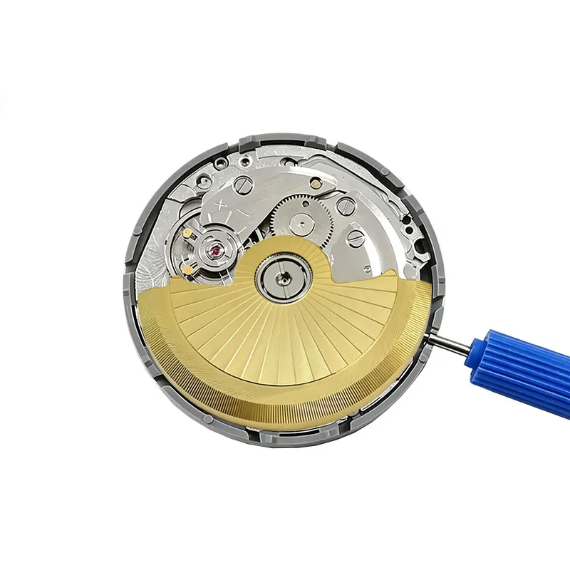 Gold Sunburst Engraved Automatic Rotor Oscillating Weight For NH35 NH36 NH38 Movement Mechanical Watch Mod Replacement Parts