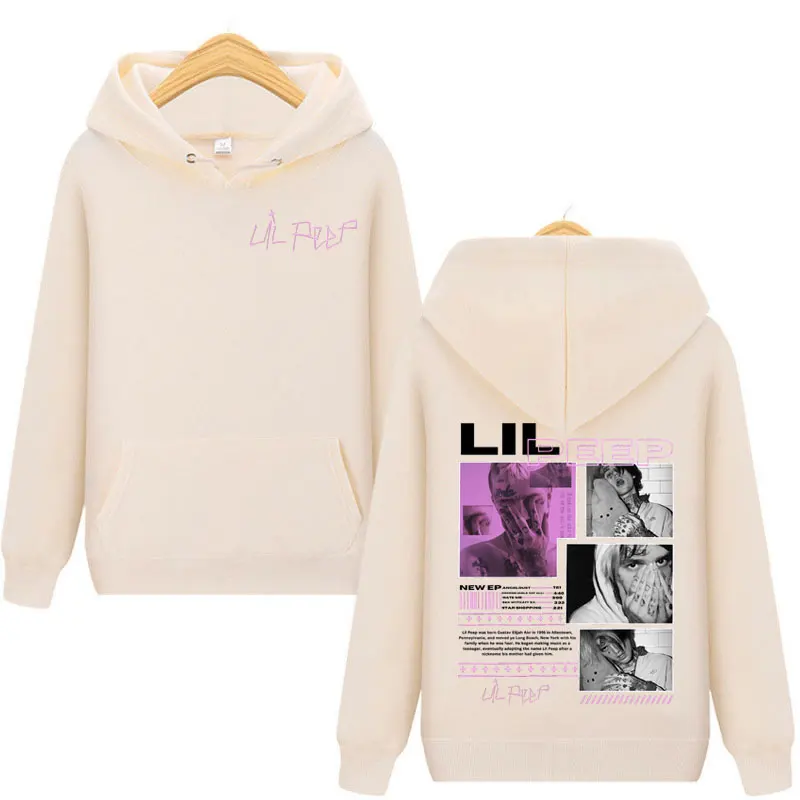 Rapper Lil Peep Merch Hoodies Harajuku Hip Hop Pop Music Hooded Sweatshirts Men Women Clothing Fashion Y2k Oversized Pullovers