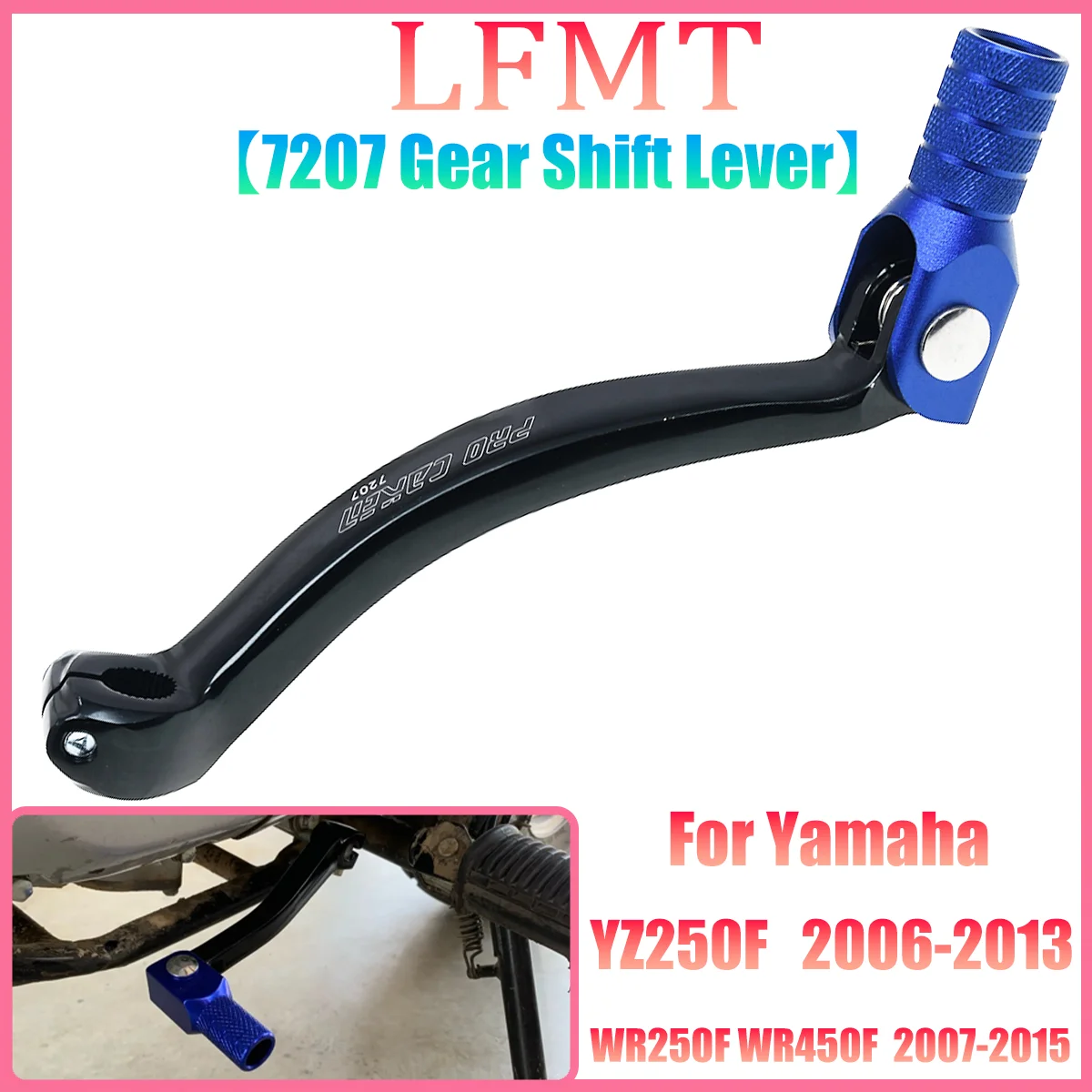 

The new 2023 motorcycle precision aluminum CNC shift lever shift pedal lever For YAMAHA YZ125 YZ250 YZ250F YZ450F YZ250FX