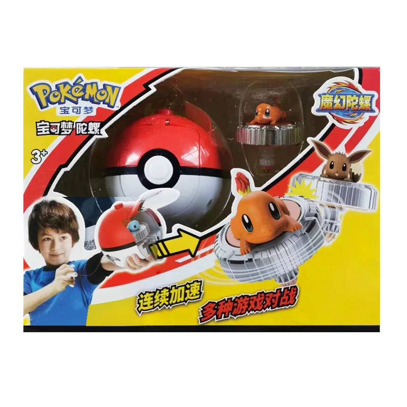 Pokemon Kreisel Actionfigur Pikachu Charmander Squirtle Mew Eevee Elf Ball Gyro Spinner Spiel Sammeln Spielzeug Set Kind Geschenk – Detail 11