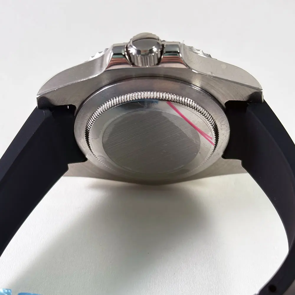 40mm 316L stainless steel sapphire fun posture watch, 10BAR waterproof suitable for NH34 35 movement customizable logo