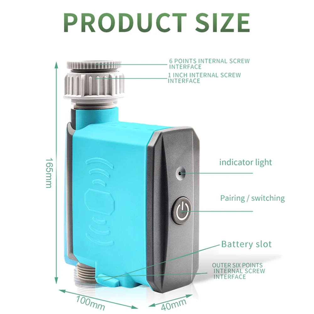 

Intelligent Smartphone Wifi BT Irrigation Controller Plant Watering Timer Garden Irrigation Control Device Watering Machine Auto