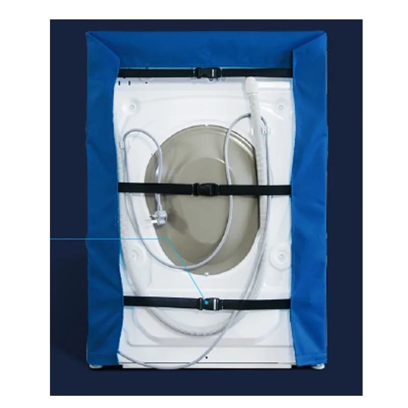 Washing Machine Cover Thickened Silver Coating Fabric Home Waterproof Sunscreen Laundry Dryer Roller Protection Case