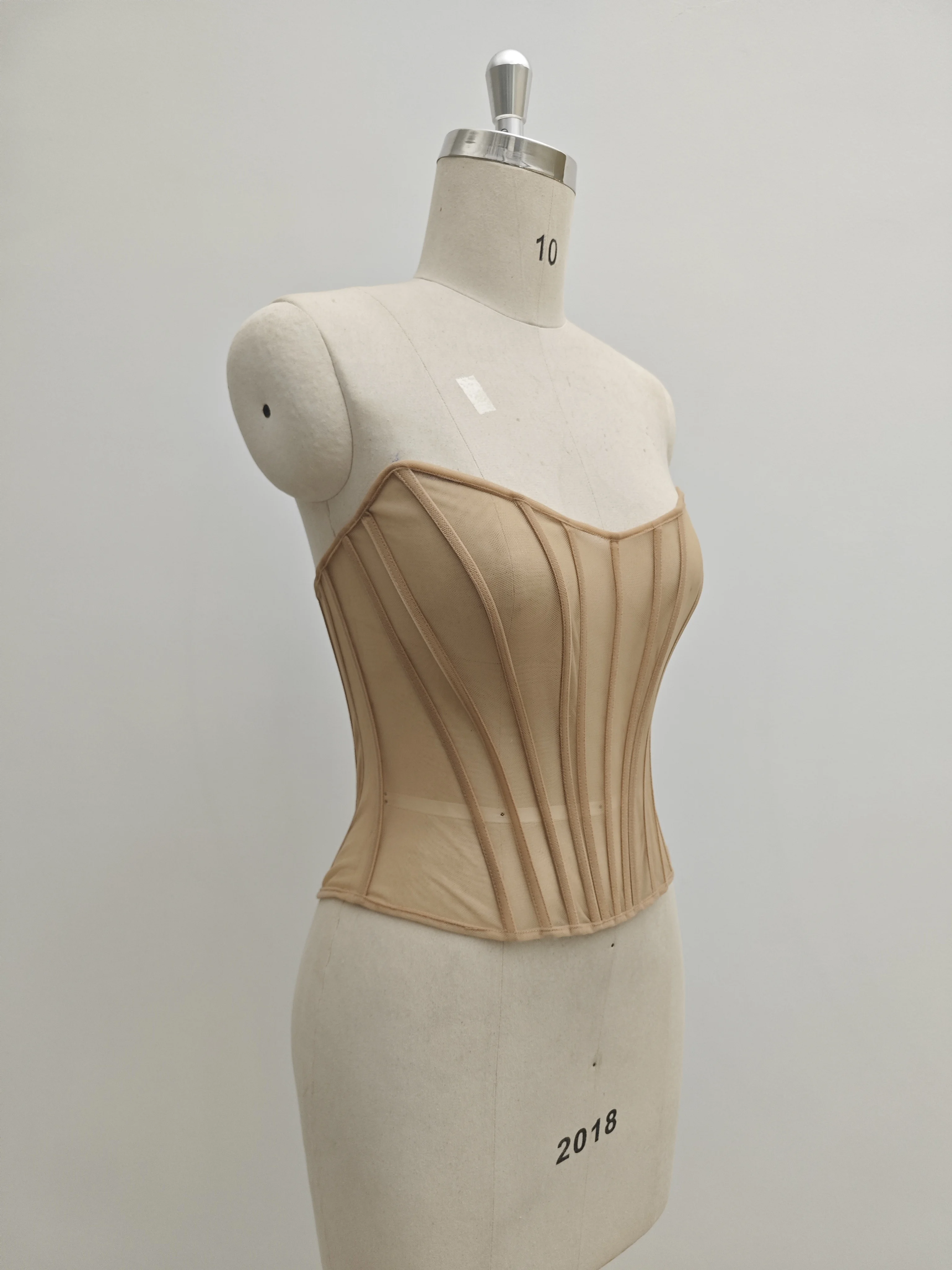 Vestido de casamento Royal Muse feito sob medida, espartilho feminino, corpete de noiva com muitos ossos, renda nas costas