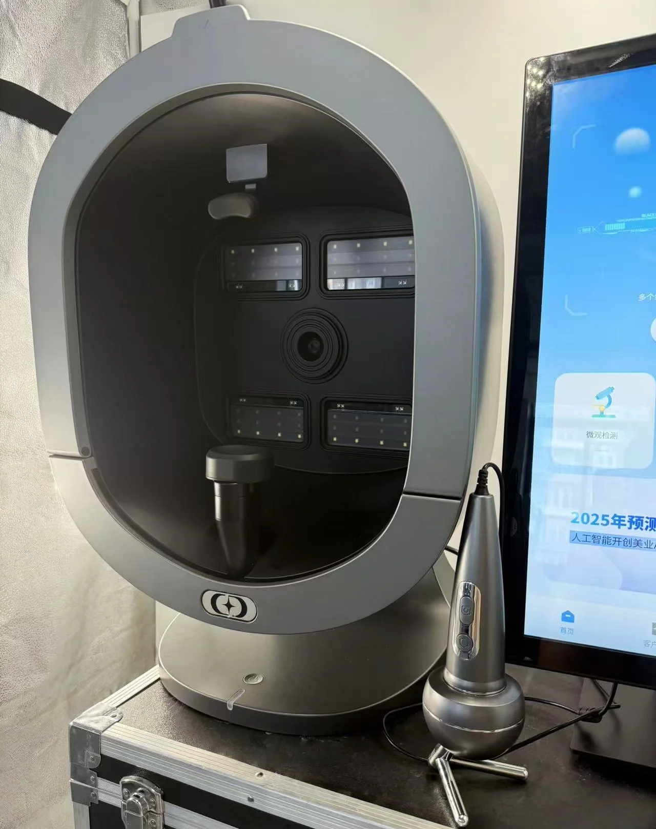 9 Spectrum 3D Intelligent Skin Analyzer UV Analysis 36 Million Industrial-grade Pixels Microscopic Detection Scalp Detection