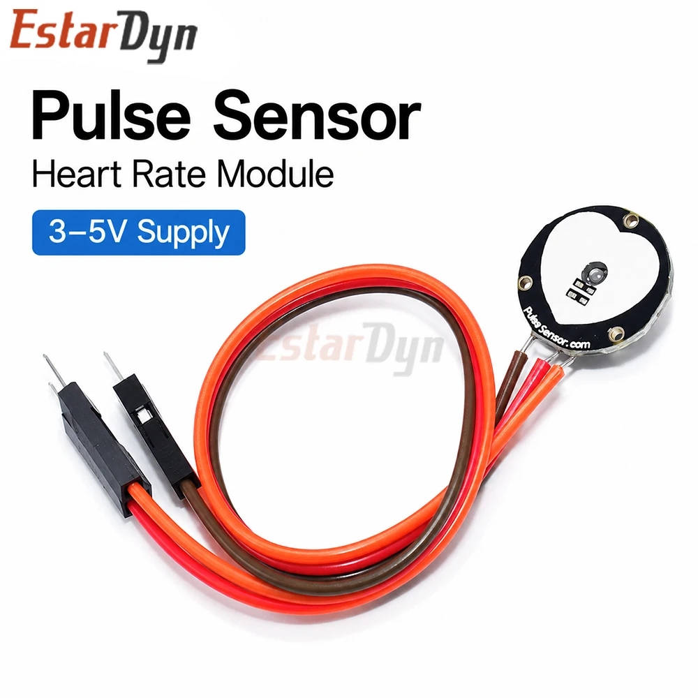 Estardyn Pulsesensor Pulse Heart Rate Sensor Module for Open Source Hardware Development DIY