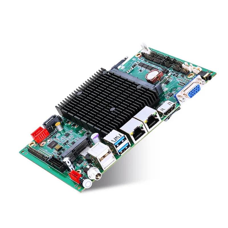 산업용 제어 메인보드 J6412 듀얼 네트워크 포트 LVDS/EDP 쿼드코어 DDR4 안드로이드 PCBA 개발 보드 임베디드 마더보드