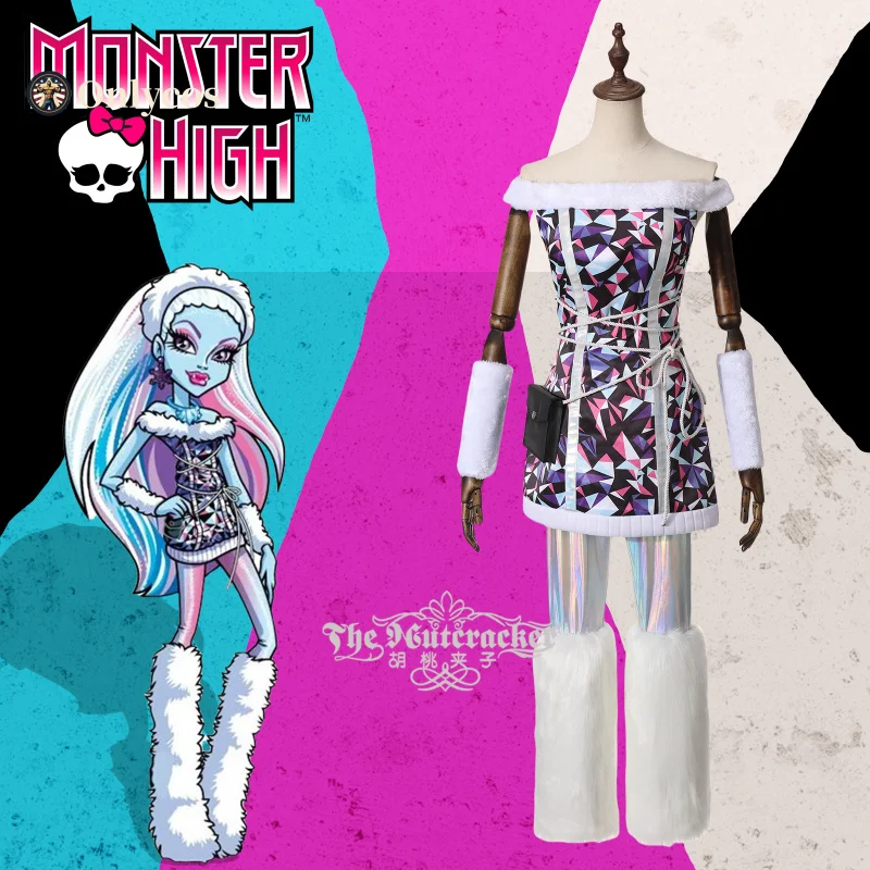 فستان مدرسي Abbey Bominable Cosplay Anime Monster للعب الأدوار وحفلات الهالوين كرنفال للنساء Onlycos