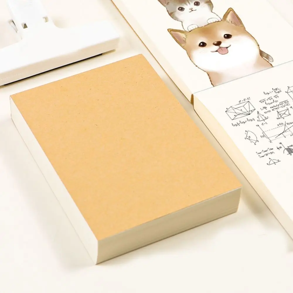 A6 Blank Draft Notebook Thicken Easy to Tear off Writing Notepad 252Sheets School Supply Painting Sketchbook Meeting Notepad