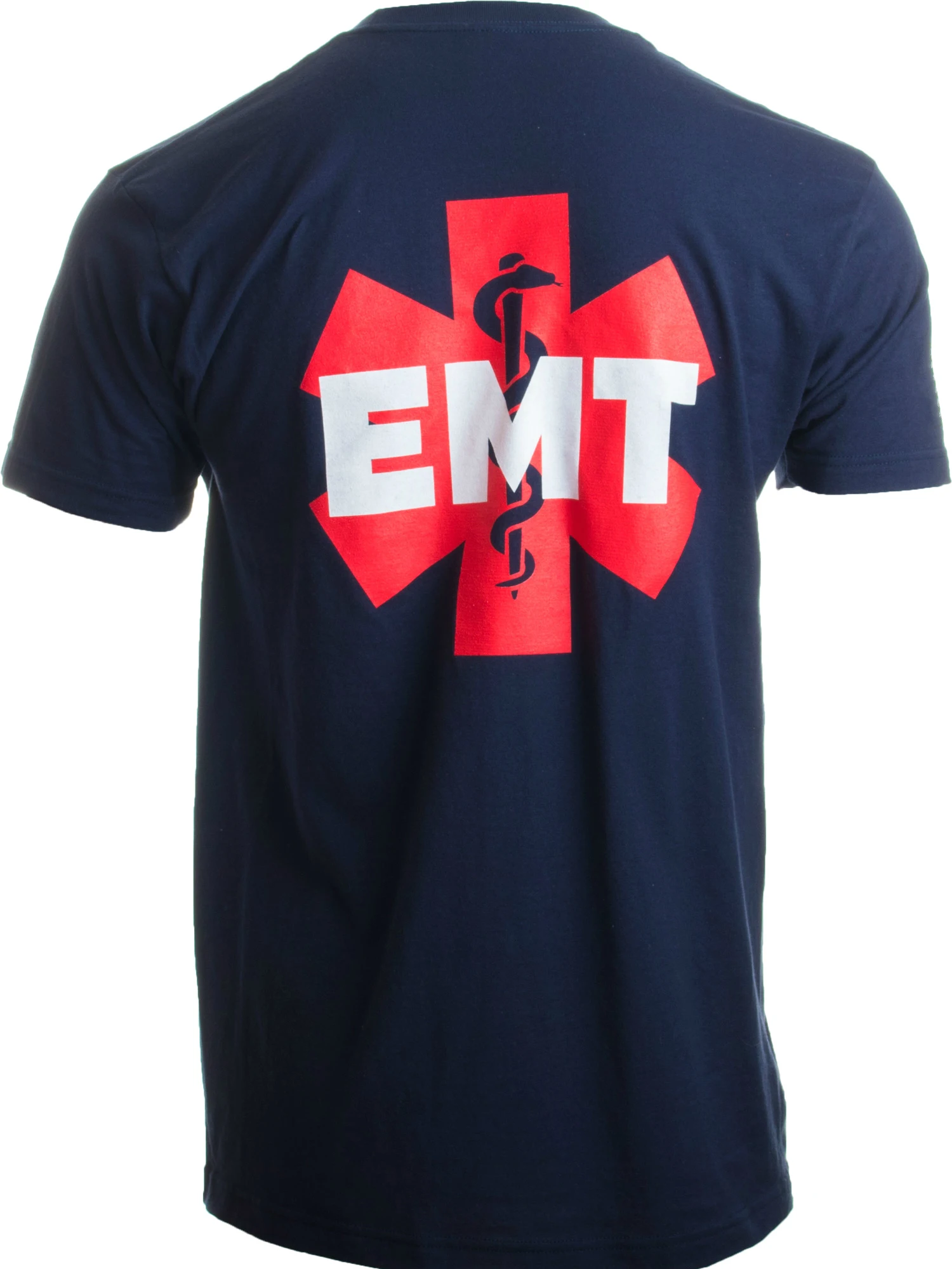 EMT AEMT Medical Paramedic Emergency Star of Life Emblem T-Shirt. Premium Cotton Short Sleeve O-Neck Mens T Shirt New S-3XL