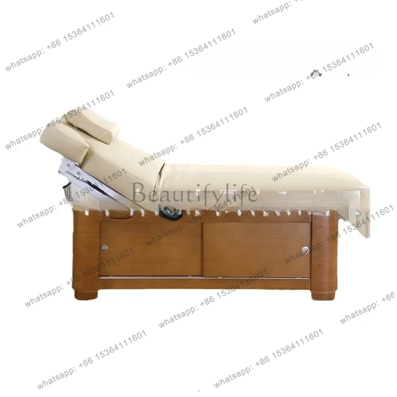 

Electric beauty bed, special temperature heating latex massage bed for beauty salon, spa multi-function