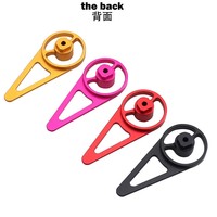 Cnc Aluminium Thumb Lever Transmitter Steering Wheel Trigger One-handed Control Adapter For Flysky Noble Nb4 Lite Upgrade part