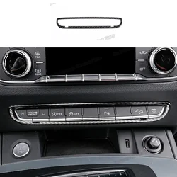 Carbon Fiber Car Center Console Button Frame Trim for Audi Q5 2018 2019 2020 Accessories Decoration 2021 2022 sportback s line