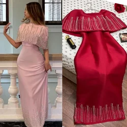 Dostosowane Jiayigong wykwintne O-Neck syrenka Rhinestone s suknia na formalne okazje vestidos cortos elegantes فستان الزفاف