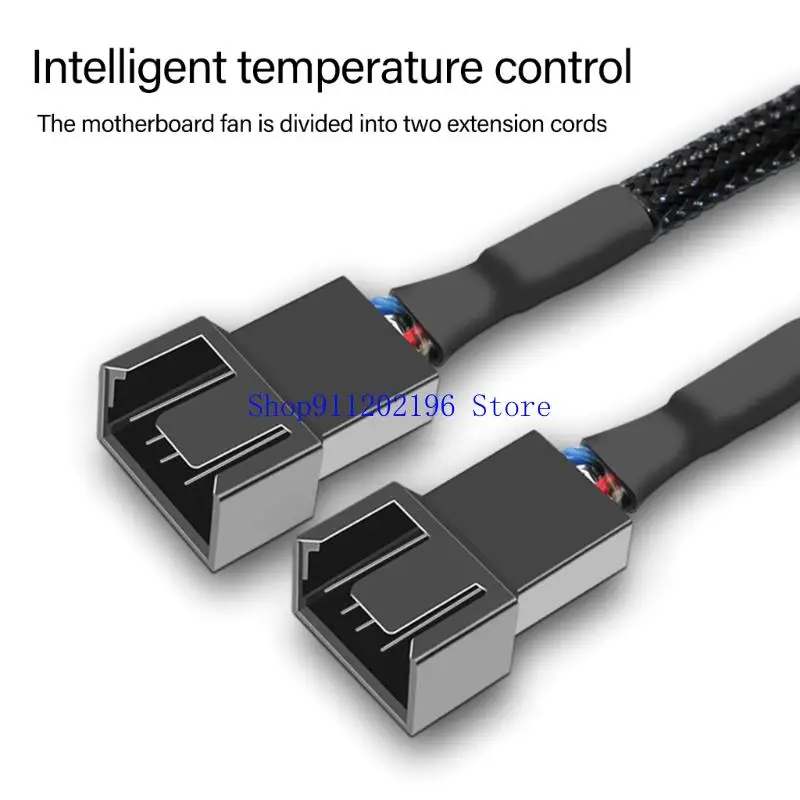 P82A Sync Splitter Cable for Computer Case Fan 2 Port Expansion