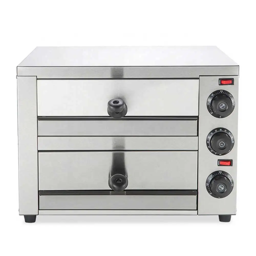 Outdoor commercial pizza 16-inch electric double-layer pizza oven toaster pizza oven