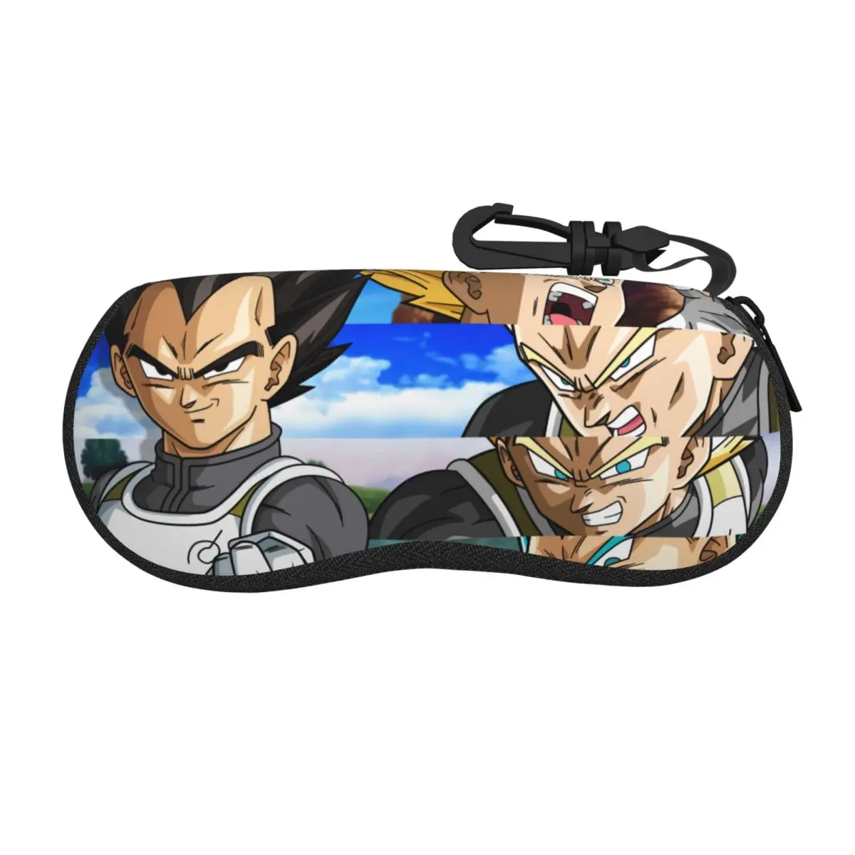 

Custom DBZ V-Vegetaes Japan Sunglasses Soft Case Neoprene Zipper Shell Eyeglass Case Protective Box For Glasses