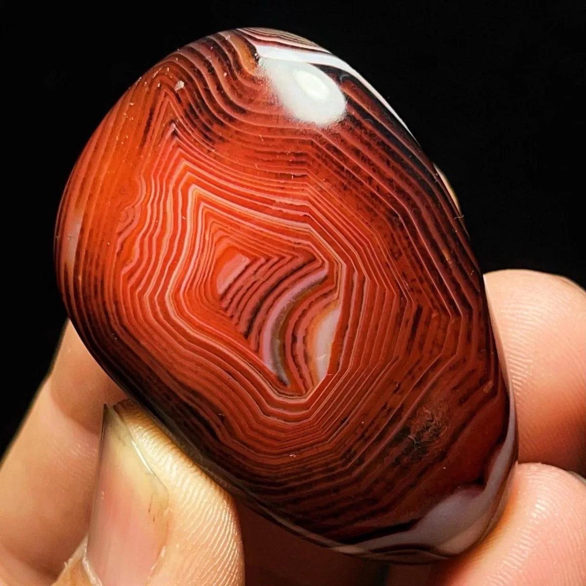 Gift Stone Banded Agate Worry Stone, Sandy Tone, Tumbled Polished, Jewelry Making, Natural Stone, Crystal Collection