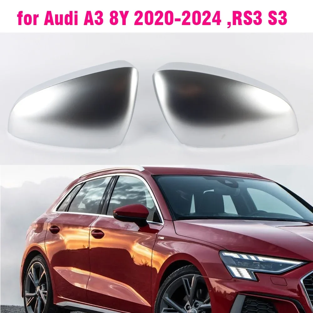 

1 пара, сменная Крышка для зеркала заднего вида Audi A3 S3 RS3 8Y 2021-2024