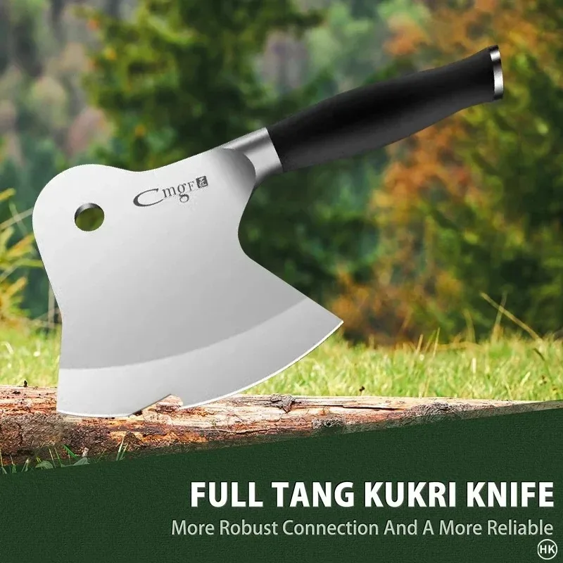 Outdoor thick bone knife, cutting knife, multifunctional bone cutting knife, suitable for cattle and sheep bone knife U9195