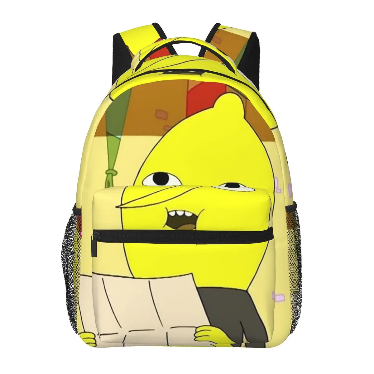 

Lemongrab Unacceptable Adventure Time Backpacks Boys Girls Bookbag Students School Bags Cartoon Travel Rucksack Shoulder Bag